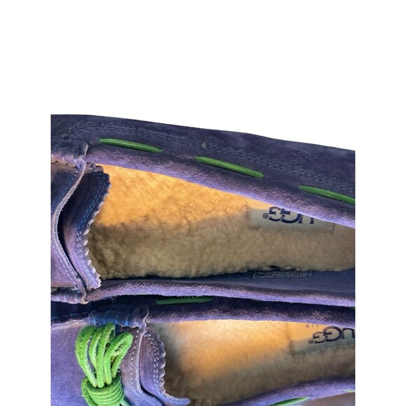 UGG Australia 1003739 Meena Driving Moccasins Blue Slip On Shoes Women's 6 - Picture 11 of 11